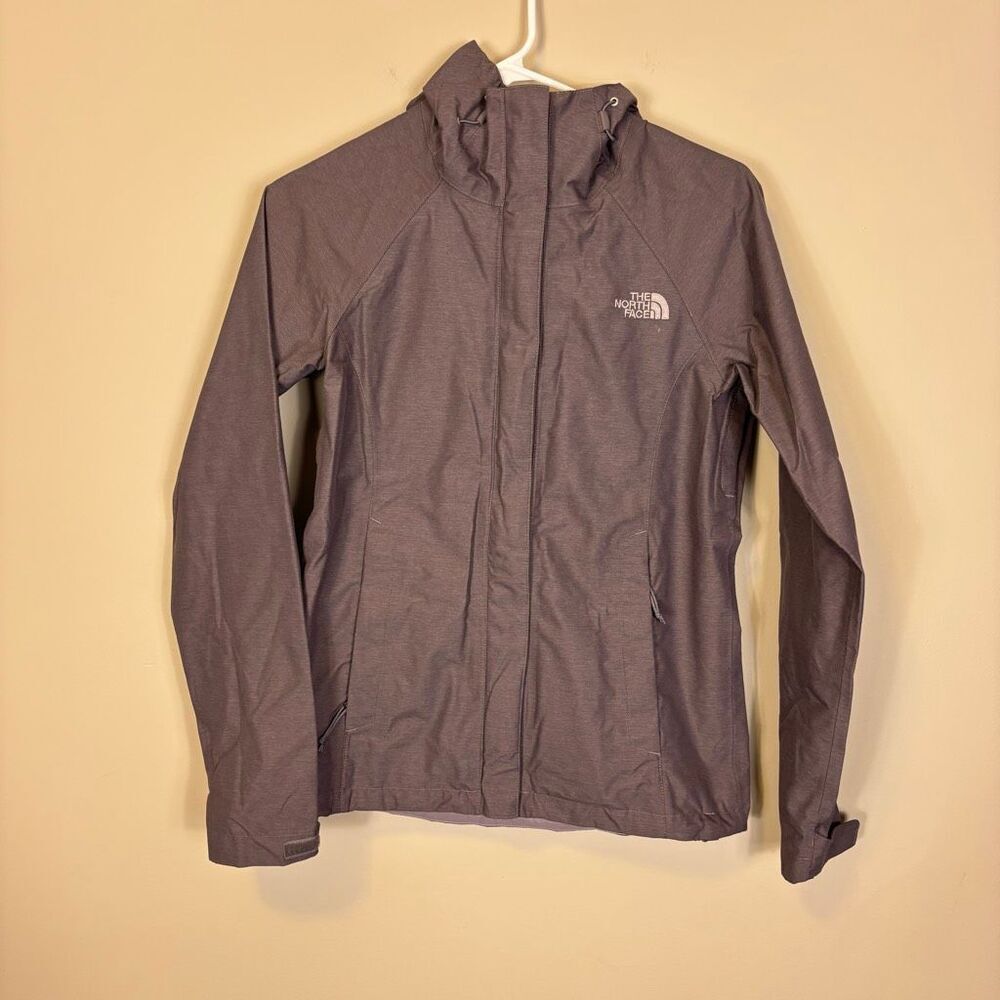 The North Face Mauve Purple Hooded Rain Jacket Women's XS
